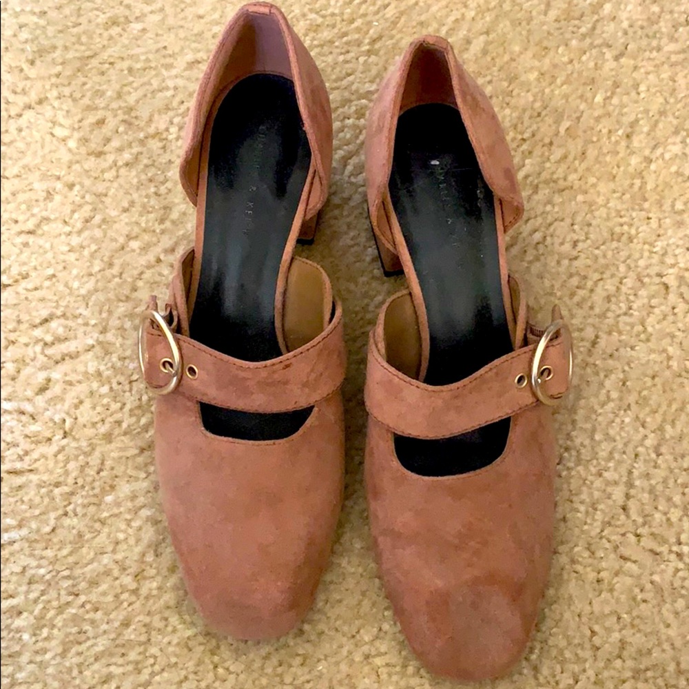 Charles Keith Dusty Pink heels